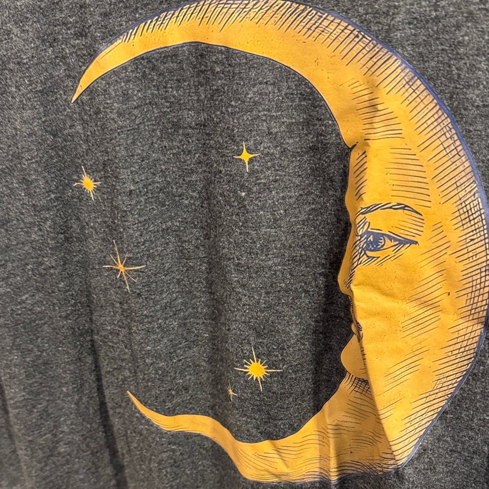 Gray Graphic Moon T-Shirt - Picture 3 of 3